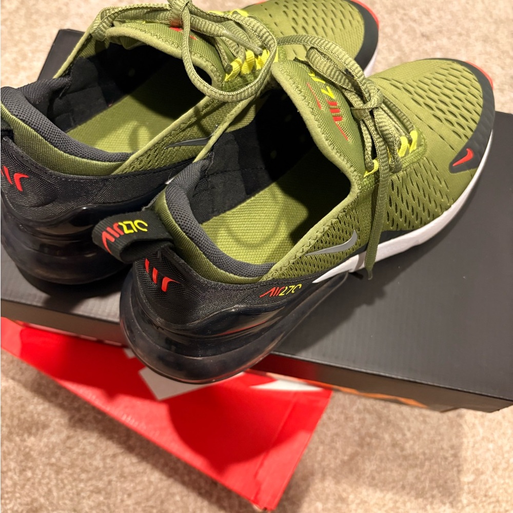 Nike Air Max 270 Olive Green 7y
